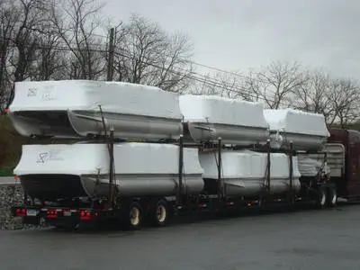 Truck Loads of Boats!